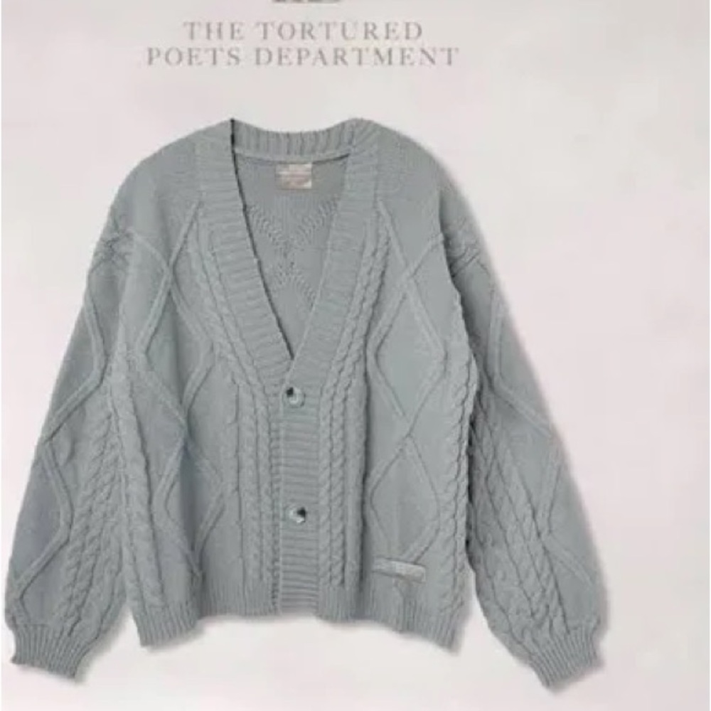 Taylor Swift TTPD cardigan NWT